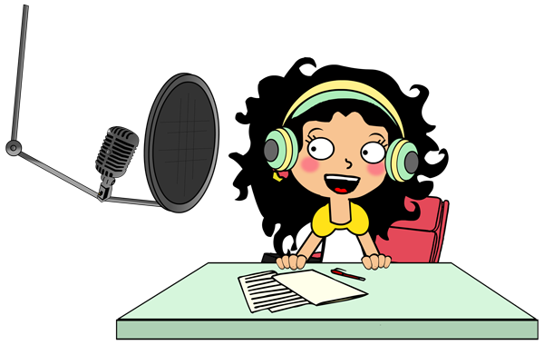 Rosaria en la radio